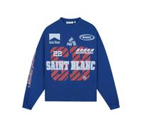 Saint Blanc - Maillot Longsleeve en Mesh de Parrainage - Homme - Tops - Bleu - Taille: M