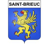 Saint-Brieuc 22 ville Stickers blason autocollant adhésif - Taille : 8 cm