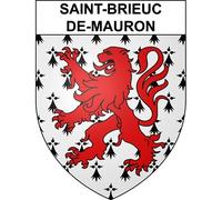 Saint-Brieuc-de-Mauron 56 ville sticker blason écusson autocollant adhésif - Taille : 4 cm