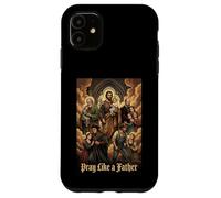 Saint catholique Prie comme Un père Religieux Coque pour iPhone 11