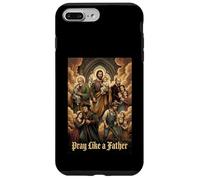 Saint catholique Prie comme Un père Religieux Coque pour iPhone 7 Plus/8 Plus