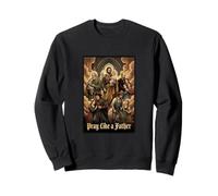 Saint catholique Prie comme Un père Religieux Sweatshirt