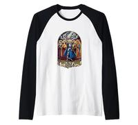 Saint catholique Prier comme Une Fille Femme Religieuse Manche Raglan