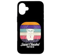 Saint Charbel Makhlouf Maronite Moine et Prêtre Catholique Coque pour iPhone 16 Plus