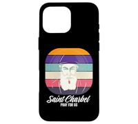 Saint Charbel Makhlouf Maronite Moine et Prêtre Catholique Coque pour iPhone 16 Pro Max