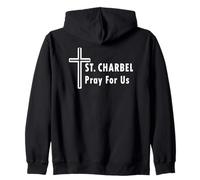 Saint Charbel Pray for Us Catholic Saint Healing Miracles Sweat à Capuche