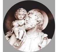 Saint Christophe - 10cm - Sticker/autocollant G