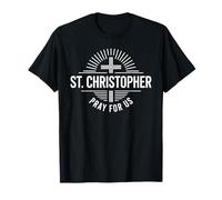 Saint Christophe Priez pour Nous catholique T-Shirt