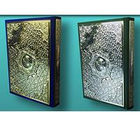 Saint Coran 14 X 20 tajweed, lecture warsh, avec plaque dorée argentée, velours couverture - (Arabe)