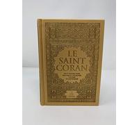 Saint Coran (15 X 21 Cm) avec Pages Arc-en-Ciel (Rainbow) - Bilingue (Fr/Ar) - Couverture Or