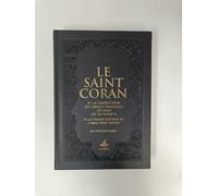 Saint Coran (17 x 24 cm) PhonEtique (fr/ar/phonEtique) - Couverture Daim Noir