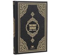 Saint Coran Arabe Anglais Traduit et annoté en anglais et Un Tapis prière Musulman Offert (Noir)
