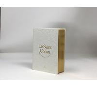 Saint Coran - Arabe franCais phonEtique - format moyen(13 x 17 cm) - Blanc - Dorure