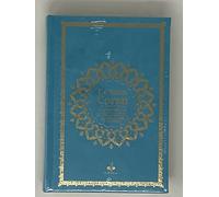 Saint Coran Arabe français phonétique cartonné (13 x 17 cm) - Bleu ciel - Arc en ciel