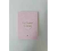 Saint Coran Arabe français phonétique cartonné (13 x 17 cm) - Rose - Dorure