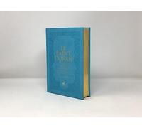 Saint Coran - Arabe français phonétique - cartonné - Grand Format (17 x 24) - Turquoise - dorure