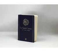 Saint Coran Arabe français phonétique souple (13 x 17 cm) - Bleu nuit