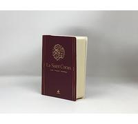 Saint Coran Arabe français phonétique souple (13 x 17 cm) - Bordeaux