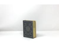 Saint Coran - Bilingue (arabe,français) - Poche (10x14) - gris - dorure