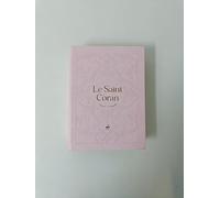 Saint Coran - Bilingue (arabe,français) - Poche (10x14) - rose clair - dorure