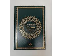 Saint Coran - Bilingue grande écriture (arabe,français) - Grand format (A4 : 20x28) - Vert
