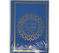 Saint coran bilingue grande Édition bilingue français-arabe, Couverture Bleu ciel, Grande écriture - REVELATION REVELATION - Albouraq - cartonné - Livre