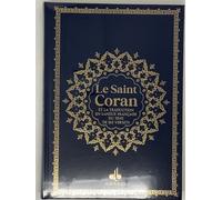 Saint coran bilingue grande Édition bilingue français-arabe, Couverture Bleu nuit, Grande écriture - REVELATION REVELATION - Albouraq - cartonné - Livre