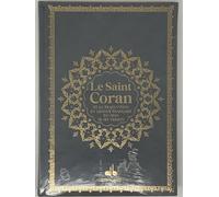 Saint coran bilingue grande Édition bilingue français-arabe, Couverture Gris, Or, Grande écriture - REVELATION REVELATION - Albouraq - cartonné - Livre