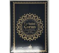 Saint coran bilingue grande Édition bilingue français-arabe, Couverture Noir, Arc en ciel, Grande écriture - REVELATION REVELATION - Albouraq - cartonné - Livre
