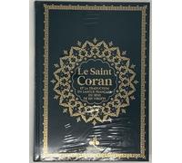 Saint coran bilingue grande Édition bilingue français-arabe, Couverture Vert, Grande écriture - REVELATION REVELATION - Albouraq - cartonné - Livre