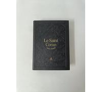 Saint Coran Bilingue - Poche - Couverture Daim Noir