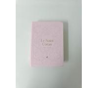 Saint Coran Bilingue - Poche- Couverture Daim rose clair