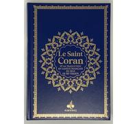 Saint Coran Édition bilingue français-arabe, Couverture Bleu électrique, Semi rigide - REvElation - Albouraq - broché - Livre