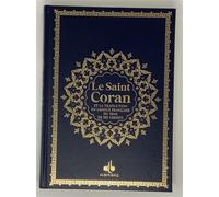 Saint Coran Édition bilingue français-arabe, Couverture Bleu nuit, Grande écriture - REvElation - Albouraq - cartonné - Livre