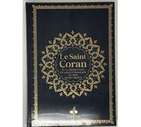 Saint Coran Édition bilingue français-arabe, Couverture Noir, Or, Grande écriture - REvElation - Albouraq - cartonné - Livre