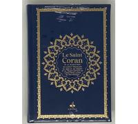 Saint coran (le) - (ar-fr-ph) Édition bilingue français-arabe, Couverture Bleu nuit, Arc en ciel, Phonétique - REVELATION REVELATION - Albouraq - cartonné - Livre