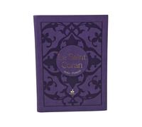 Saint coran (le) - bilingue (a Edition bilingue français-arabe, Couverture daim mauve - REvElation - Albouraq - cartonné - Livre