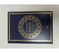 Saint coran (le) bilingue (ar Edition bilingue français-arabe, Couverture bleu clair - REvElation - Albouraq - relié - Récit