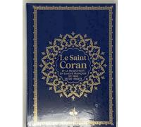 Saint coran (le) - bilingue gr Édition bilingue français-arabe, Couverture Bleu, Grande écriture - REvElation - Albouraq - cartonné - Livre