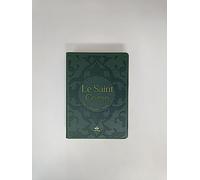 Saint Coran phonétique (13 x 17 cm) - (ar-fr-ph) - Couverture Daim vert foncé