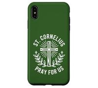 Saint Cornelius Pray for Us Patron Saint des Agriculteurs et des Animaux Coque pour iPhone XS Max
