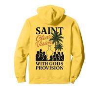 Saint Crowd Faith Clear Vision Did's Provision Bible Graphic Sweat à Capuche