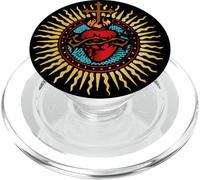 Saint Cœur de Jésus Art catholique Messe Latine PopSockets PopGrip pour MagSafe