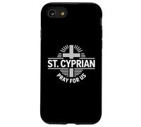 Saint Cyprien de Carthage priez pour Nous Dévotion catholique Coque pour iPhone SE (2020) / 7/8