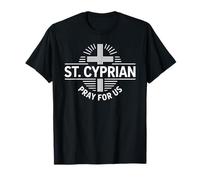 Saint Cyprien de Carthage priez pour Nous Dévotion catholique T-Shirt
