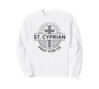 Saint Cyprien Prie pour Nous Patron catholique Saint Dévotion Sweatshirt