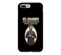 Saint Damien de Molokai Père Catholique Saint Hawaii Lèpre Coque pour iPhone 7 Plus/8 Plus
