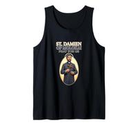 Saint Damien de Molokai Père Catholique Saint Hawaii Lèpre Débardeur