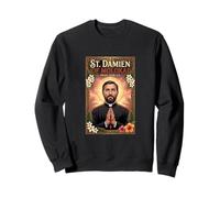 Saint Damien de Molokai Père Catholique Saint Hawaii Lèpre Sweatshirt