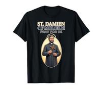 Saint Damien de Molokai Père Catholique Saint Hawaii Lèpre T-Shirt